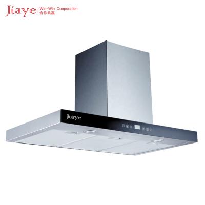 China Touch Control Type Range Hood Range Hotel Kitchen Appliances 90cm Low Noise T Type Hood for sale