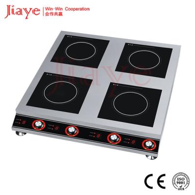 China Energy Efficient Type 4 Burner Commercial Tabletop Induction Cookers JY-IC4001 / JY-IC4002 for sale