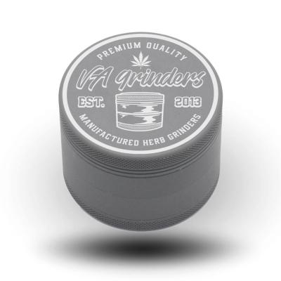 China Herb Weed Grinder Free VA Aluminum CNC Grinders Hot Sale OEM Rubber Logo for sale