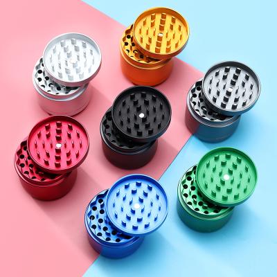 China Novation Aluminum Herb Grinder Hookah CNC VA Grinders Accessories With OEM Free Logo For Smoke Shop for sale