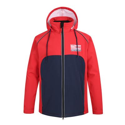 China OEM QUICK DRY Professional Custom Delivery Outdoor Sports Increasing Running Work Wear Soft Hooded Soft Shell Rain Ditch Uniform Coat for sale