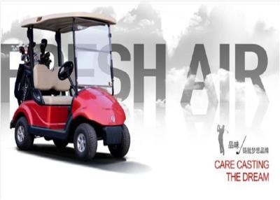 China Red 2 Seater Operated Electric Golf Cart , Club Car Golf Buggy Eco Friendly for sale