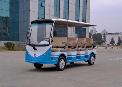 China Blue 11 Seater 48V Electric Sightseeing Car Golf Carts With CE Certificate for sale