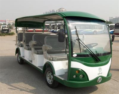 China Sightseeing Battery Powered Electric Shuttle Bus With11 Seater 4.0KW DC Motor for sale