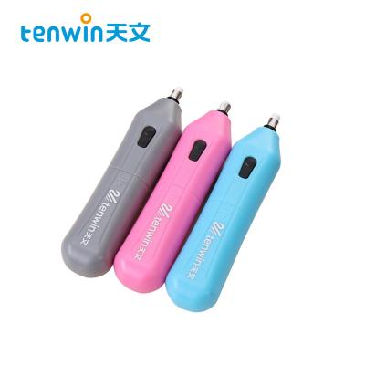 China Office Eraser Tenwin 8301 Kids Funny Battery Operated Toys Durable School Art Sketch Electric Rubber Eraser for sale