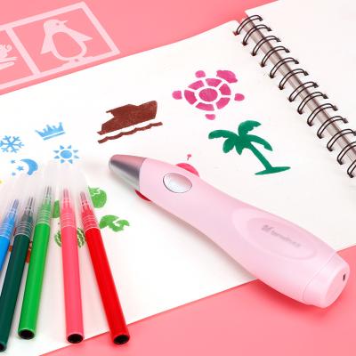 China Tenwin 8084 Latest Product Paint Refillable Ink Jet Art Marker Set For Kids Children Use for sale