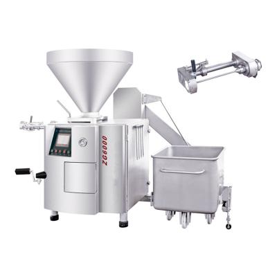 China SAUSAGE MAKING MACHINE high efficient low price vacuum sausage filler and tornado for sale