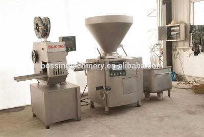 China Sausage cutting electric sausage machine equipment: sausage filler+sausage clipper for sale