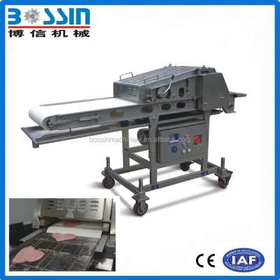 China Industrial Used Meat Processing Technology Fresh Meat Advance Steak Flattening Machine for sale