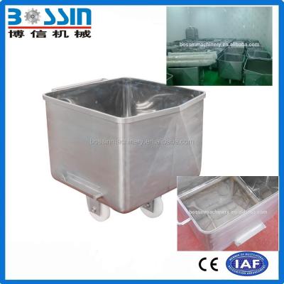 China Food Meat Processing Machine Meat Loading Trolley Best Selling 200L Meat Bins for sale