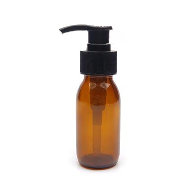 China Medicinal Hot Sale Pill Bottle Amber Glass Syrup Long Lasting Bottle 60ml for sale