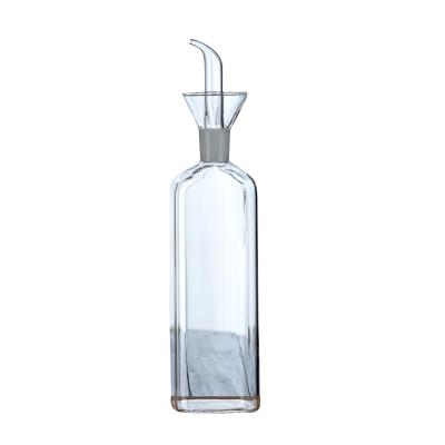 China 250ml 500ml Olive Oil Glass Bottle With Food Leakproof Glass Spout 150ml for sale