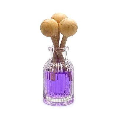 China Personal Skin Care Packaging Customized Transparent Decorative Tubular Diffuser 120ml Aromatherapy Bottle for sale