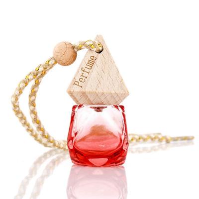 China Hanging Car Air Freshener 10ml Empty Car Perfume Aromatherapy Bottle Diffuser Air Fresher Vials For Home Office for sale