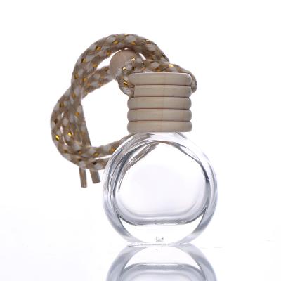 China Transparent Car Perfume Low Price Sale Perfume Spilled Glass Car Perfume Bottle for sale