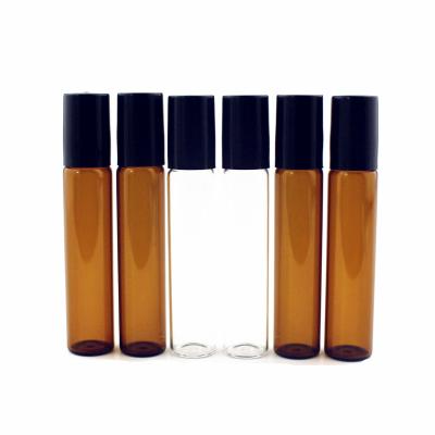 China CLASSIC 1ml 2ml 3ml 5ml 10ml Amber Essential Cosmetic Container Glass Manufacturers Roll Bottle for sale