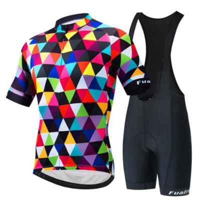 China Breathable Short Sleeve Summer Cycling Suit For Men And Women Moisture Absorbing Bike Tank Top Quick Drying Sports Cycling Wear for sale