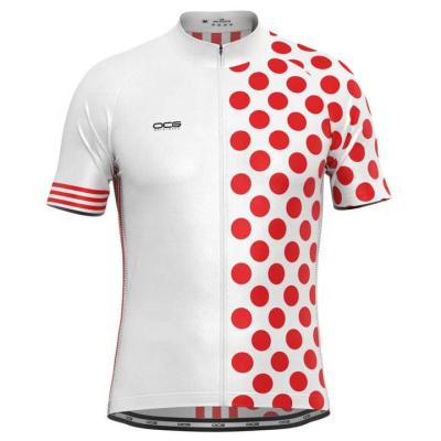 China Factory Breathable Hot Sale Custom 3d Sublimation Printing Polka Dot Cycling Wear for sale