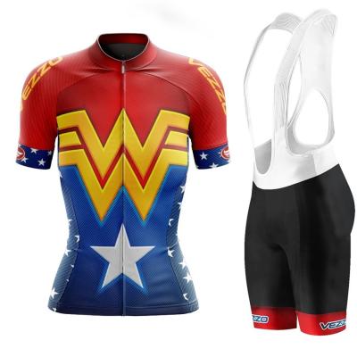 China The Other Vezzo - Women's Wonder Bike Suit, Road Short Sleeve Tights, MTB Pro Team Cycling Wear for sale