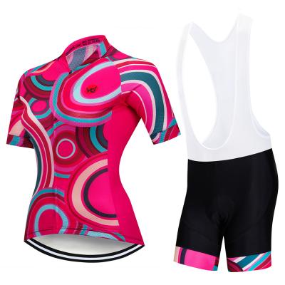 China Wholesale ACTIVE STRETCH Summer Women Mountain Road Bike Cycling Short Sleeve Wear Suits for sale