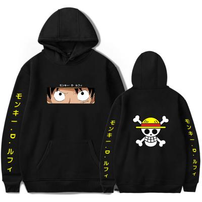 China Other Men's Apparel Sweater Anime Hoodie Monkey Sweatshirt Male D.Luffy Printed Pullover Tops Custom Hip Hop Hoodie for sale