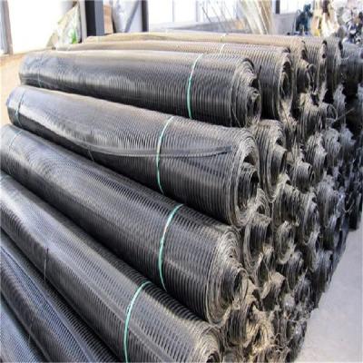 China 3.95 Meter width black color 100KN PP Biaxial Geogrid For Slope Stabilization by sincere factory/supplier/manufacturer for sale