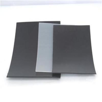 China 5.8M width black color 1.5mm HDPE Geomembrane for pond liner landfill by sincere factory price supply for sale