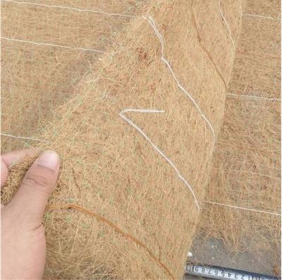 China 2.5*40m biodegradable erosion control blanket coir Geotextile ecological blanket for sale