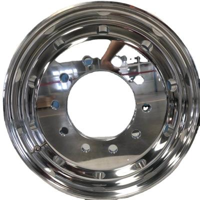 China aluminum rim china wheel 9x22.5 trailer aluminum wheel with reasonable price for sale