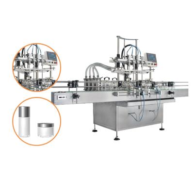 China Automatische inline multi-heads horizontale zuiger vulsysteem Volumetrische servo aangedreven Te koop