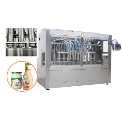 China Automatic China Sauce Filler Machine Glass Pet Bottle Mayonnaise Filling Machine for sale