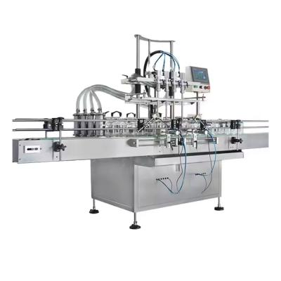 China Automatic Cream 2/4 Nozzle Bottle Filling Machine Piston Pump Filling Machine for sale