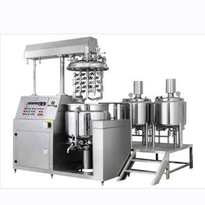 Cina 50L a 1000L Crema Lozione Homogenizzatore Automatico a vuoto Miscelatore con pompa di trasferimento del vuoto in vendita