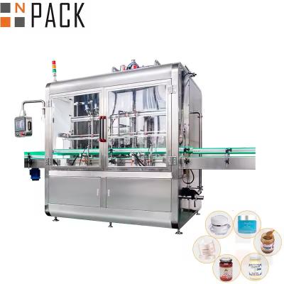 China NPACK Automatic High Viscous Cream Bottle Sauce Jar Rotor Pump Filling Machine zu verkaufen