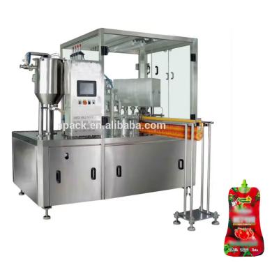 China High Efficient Paste Sauce Spout Pouch Filling Machine For Automatic Doypack Bag for sale