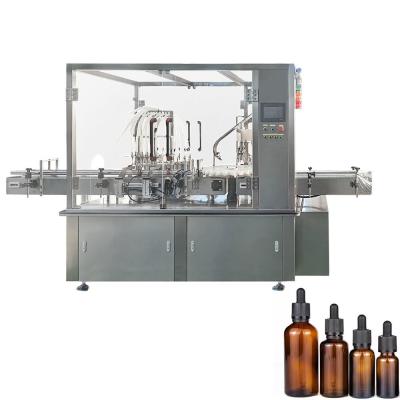 China Automatic Multi-Head Filling Valve Head Essential Oil Spray Bottle Dropper Bottle Capping Machine for sale