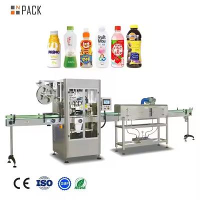 China Automatische krimp-sleeve etiketteringsmachine krimp-sleeve etiketteringsapplicator voor drankflessen Te koop