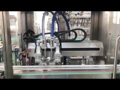 automatic high speed linear sauce shampoo oil tracking filling machine