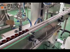 Npack PLC control automatic single head piston lotion paste cosmetic cream filling machine