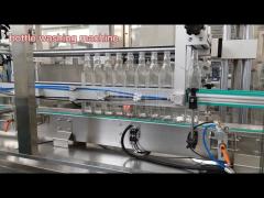 China Automatic Liquor Alcohol Wine Bottle Washing Filling And Capping Machines Machine