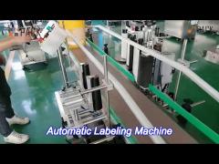 automatic drum pail container big bucket adhesive sticker labeling machine
