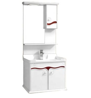 China Modern Simple Design Hangzhou Bathroom 2 Doors Cabinet With Light for sale