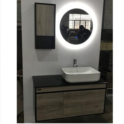 China New Modern Design LED Mirror Bathroom Furnature Plywood Bathroom Vanity for sale