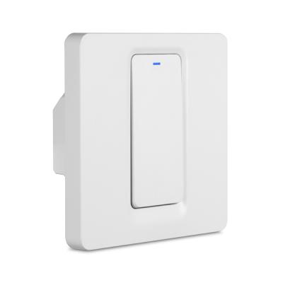 China Smart Click Switch EU UK No APP Control 1gang Smart Life Amazon Alexa Google Click Lamp Switch Neutral Remote Home Smart Wall Plate for sale