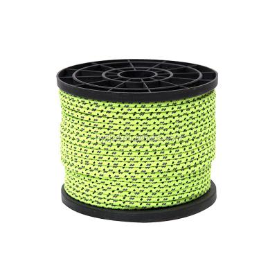 China Round Multifunctional Reflective Camping Climbing Roof Tent Rope Top Round Elastic Rope for sale