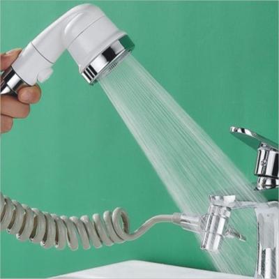 China Without Divert Bathroom&Kitchen Water Faucet External Shower Head For Hair Washing Water Saving Shower Head for sale