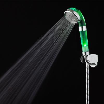 China High Quality Waterless Diverter Saving Color Led Rain Shower Head for sale