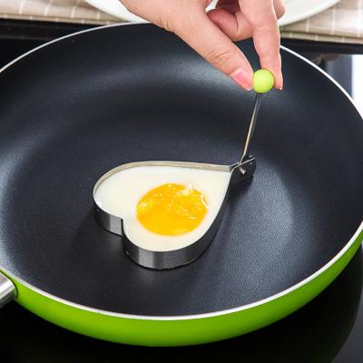 China Kitchen Stainless Steel Egg Frying Fried Egg Model Love Mold for sale