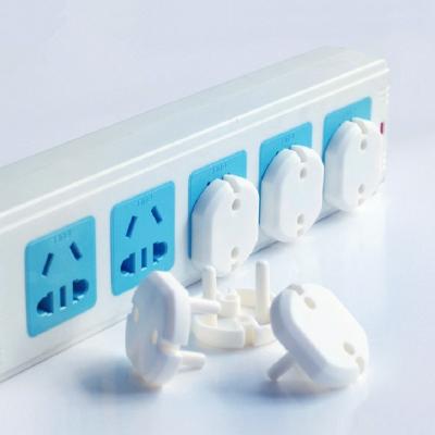 China Safety European Standards 2 Hole Baby Shock Round Hole Plug Socket Power Anti-electric Cover for sale