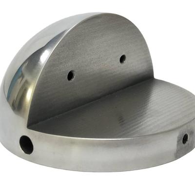 China Low price 2021 hign quality spare parts odm 304 stainless steel cnc processing industry aluminum hemisphere fitting for sale